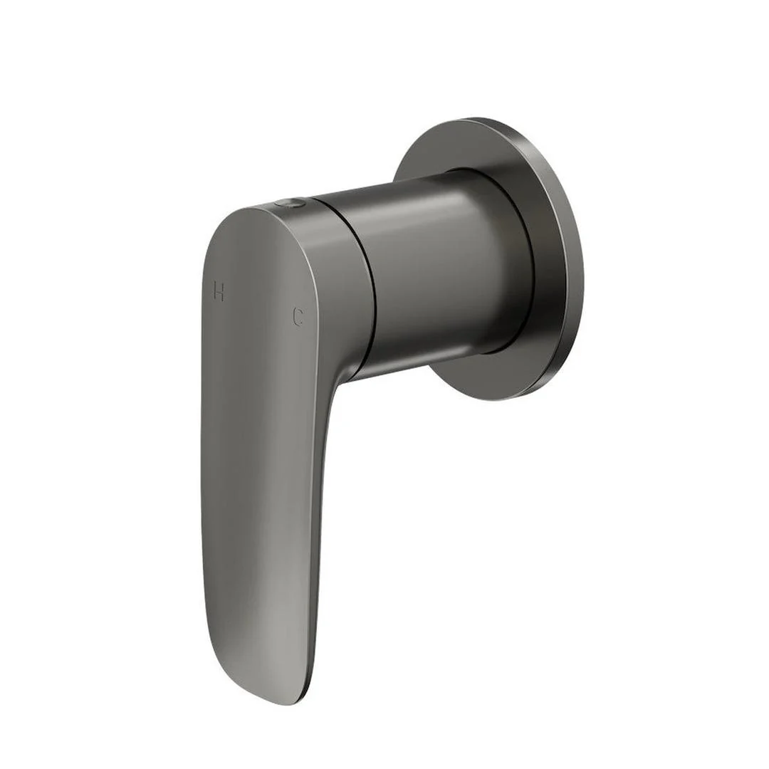 Linsol Curva Wall Mixer Trim Kit - Gunmetal