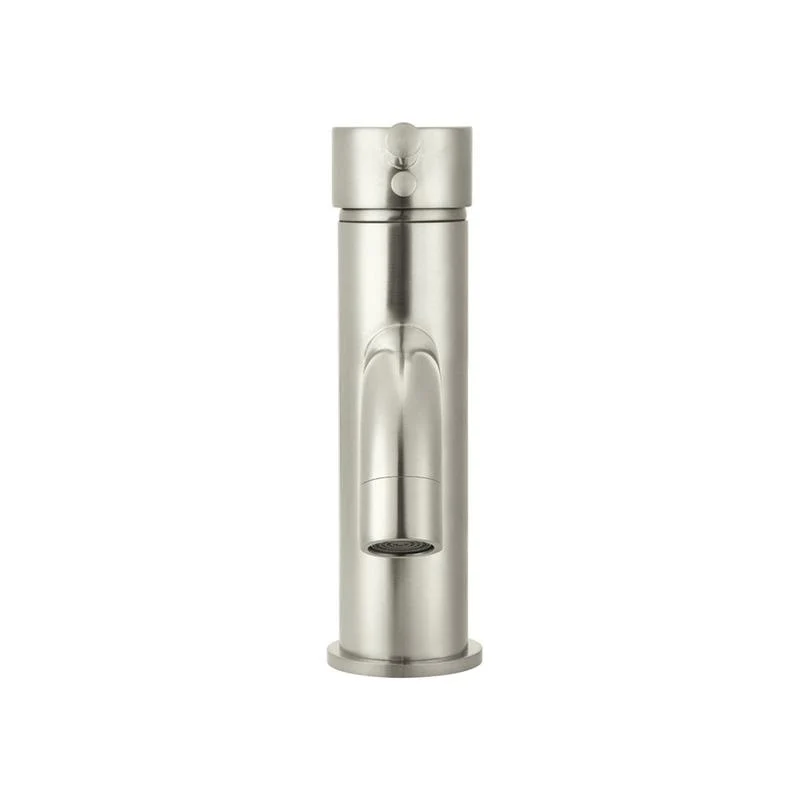 Meir Round Basin Mixer Tap Curved - PVD Brushed Nickel - Image 3