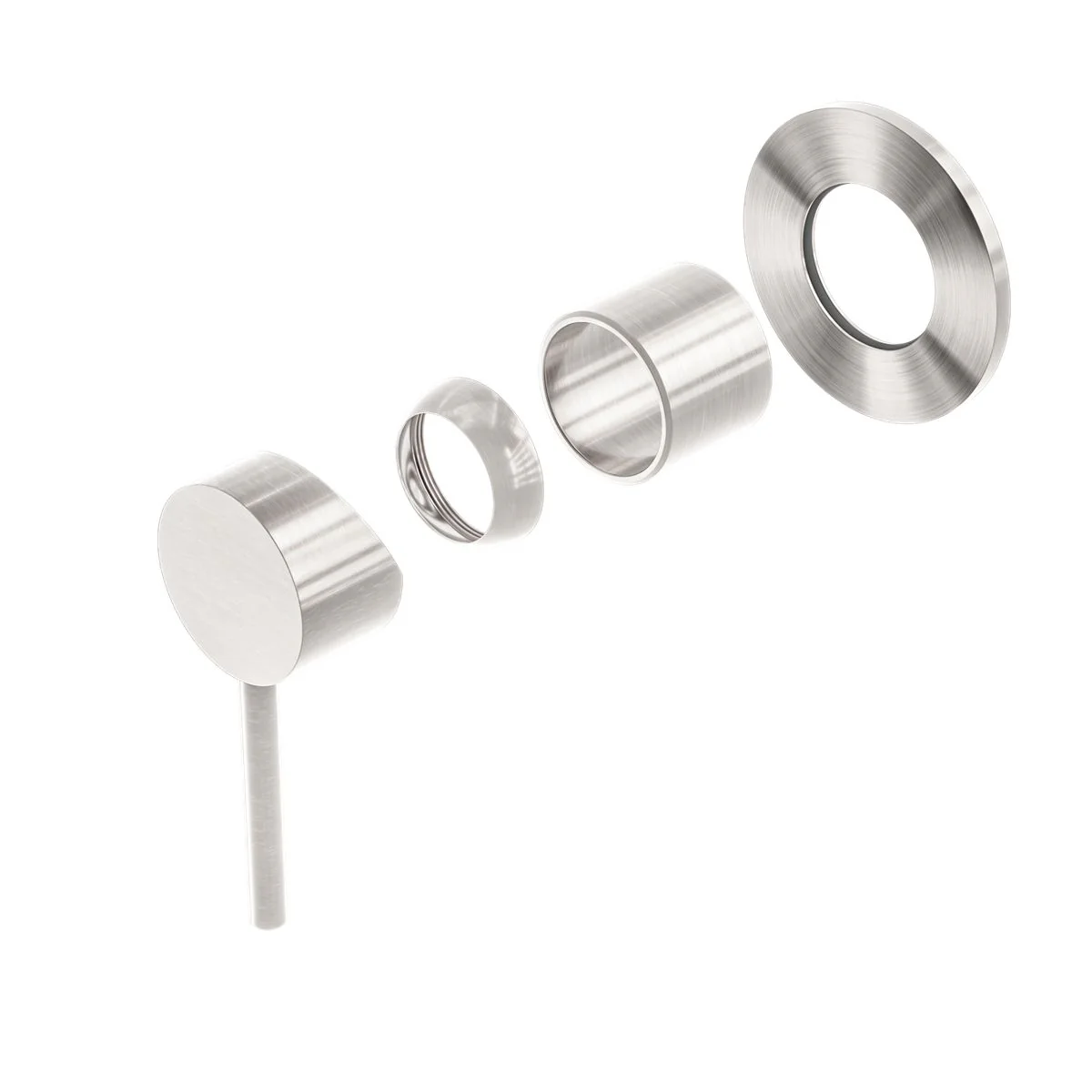 Nero Dolce Shower Mixer (Trim Kit Only) - Brushed Nickel