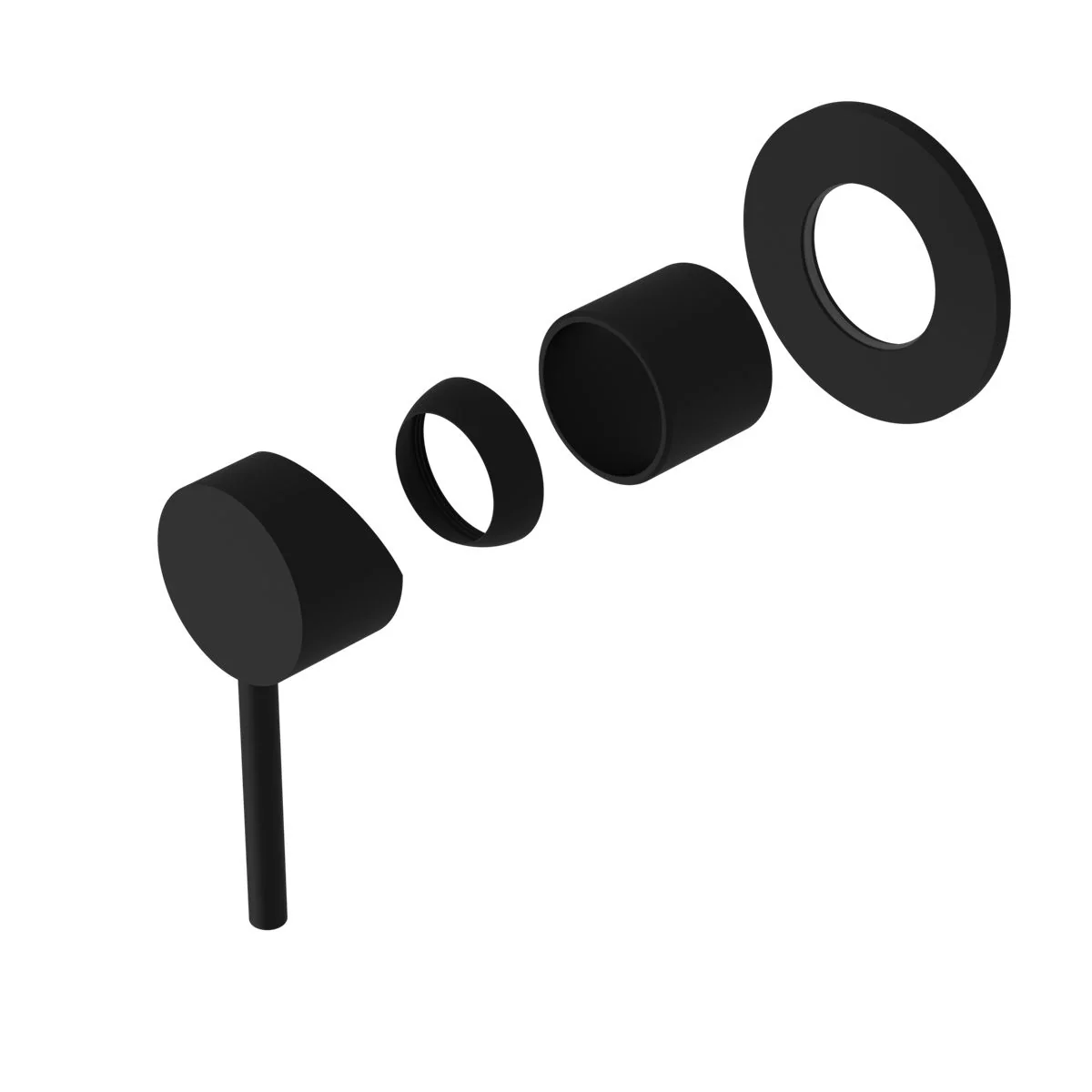 Nero Dolce Shower Mixer (Trim Kit Only) - Black Matte