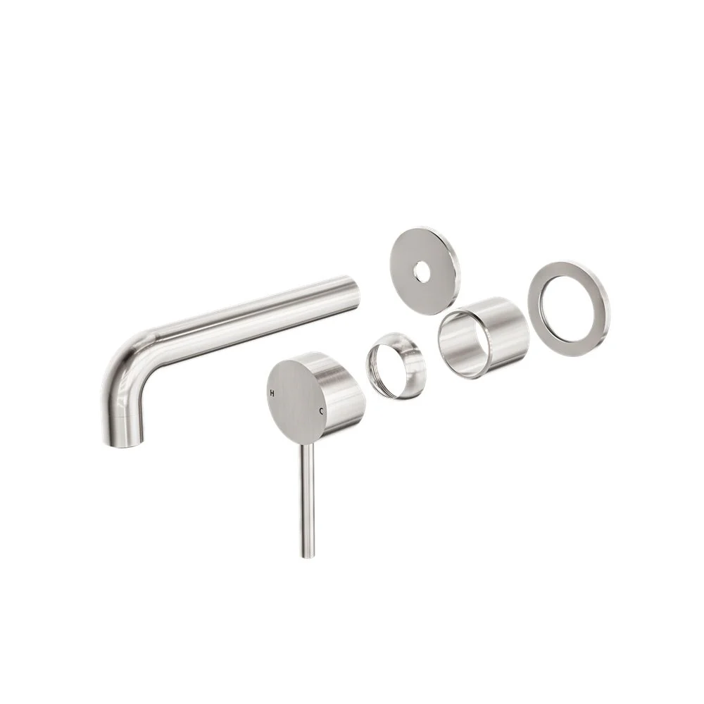 Nero Dolce Wall Basin/Bath Mixer Separate Back Plate (Trim Kit Only) - Brushed Nickel