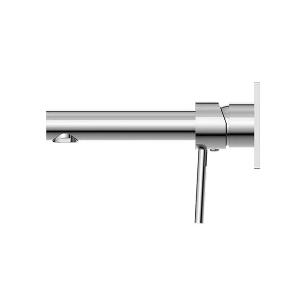 Nero Dolce Wall Basin/Bath Mixer Straight Spout - Chrome - Image 3