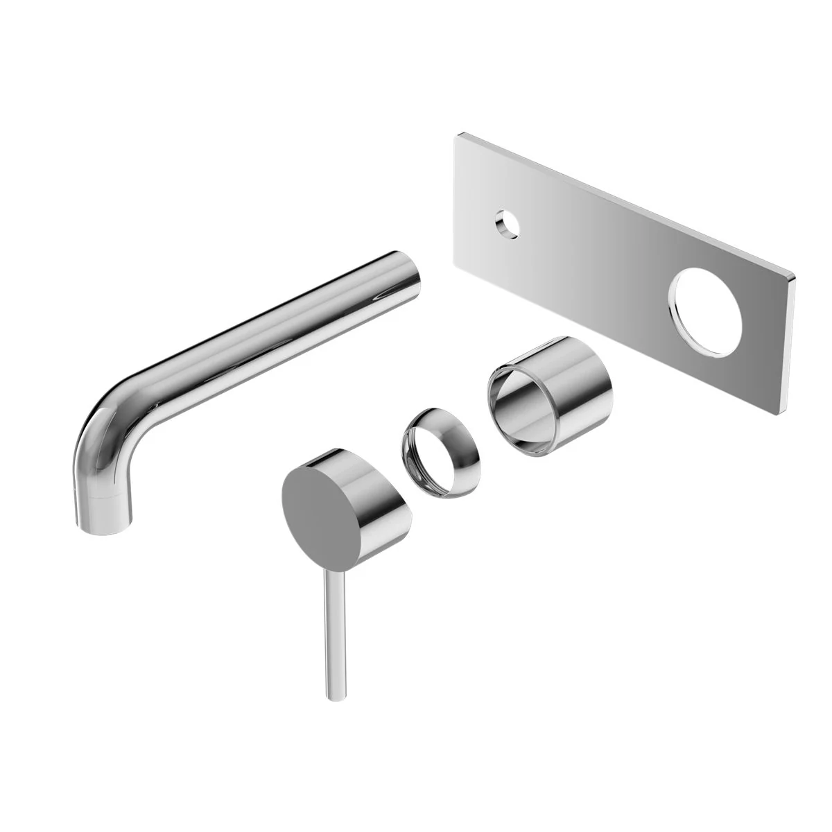 Nero Dolce Wall Basin/Bath Mixer (Trim Kit Only) - Chrome