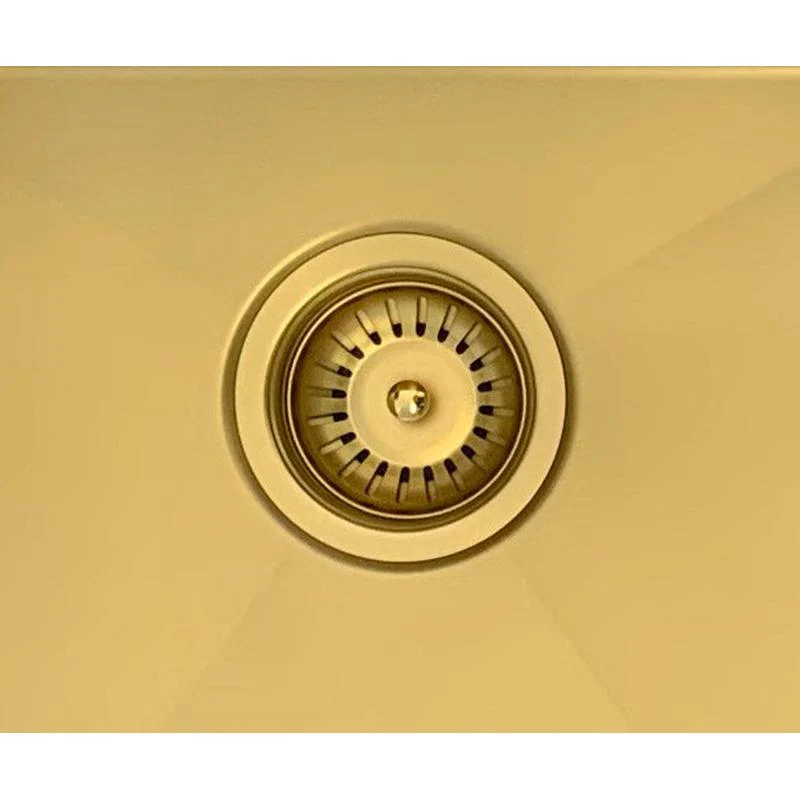 Meir Lavello Kitchen Sink Double Bowl 860 x 440 - Brushed Bronze Gold - Image 3