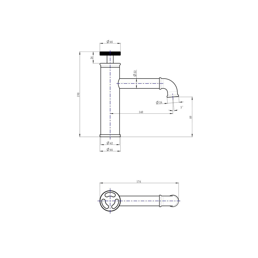 Linsol Dynamik Basin Mixer - Chrome - Image 3