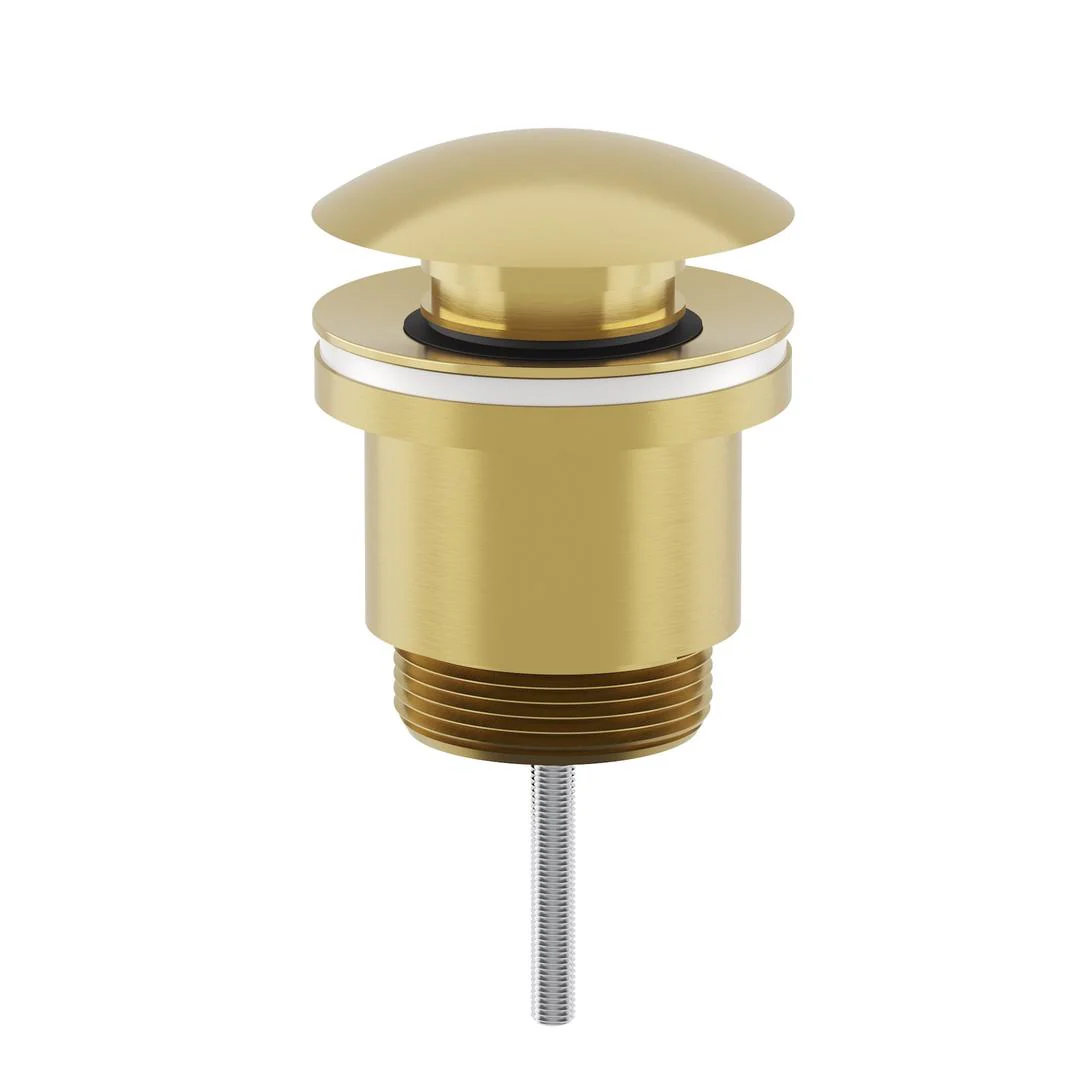 Linsol Ezyflow 32/40mm Universal Pop-Up Plug and Waste - Brushed Brass