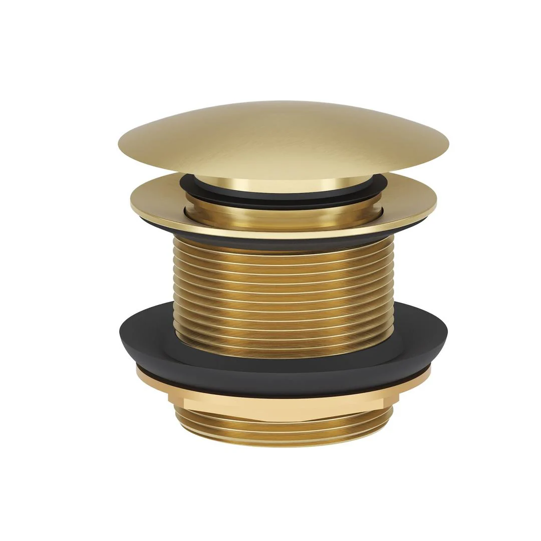 Linsol Ezyflow 40mm Pop-Up Plug and Waste - Brushed Brass