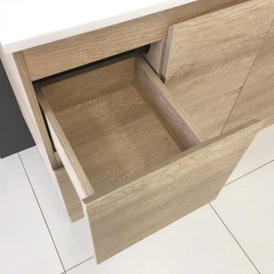 Fienza Dolce Edge Scandi Oak 900mm Freestanding Vanity - Image 4