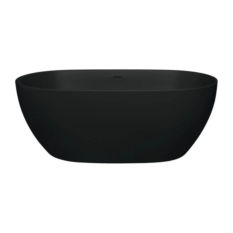 Fienza Luciana Solid Surface Bath - Black Matte - Image 3