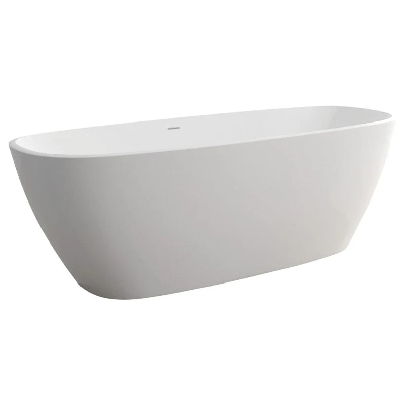Fienza Marissa Solid Surface Bath 1700mm - White Matte - Image 3