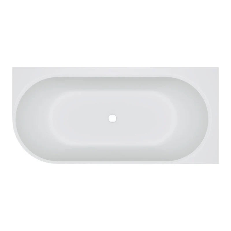 Fienza Matta Left-Hand Solid Surface Corner Bath 1700mm - Image 4