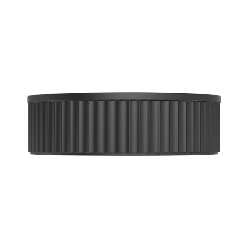 Fienza Minka Round Solid Surface Above Counter Basin - Black Matte - Image 3