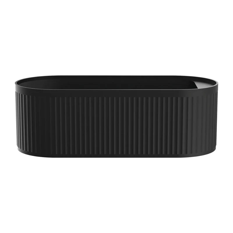 Fienza Minka Solid Surface Bath 1700mm - Black Matte - Image 2