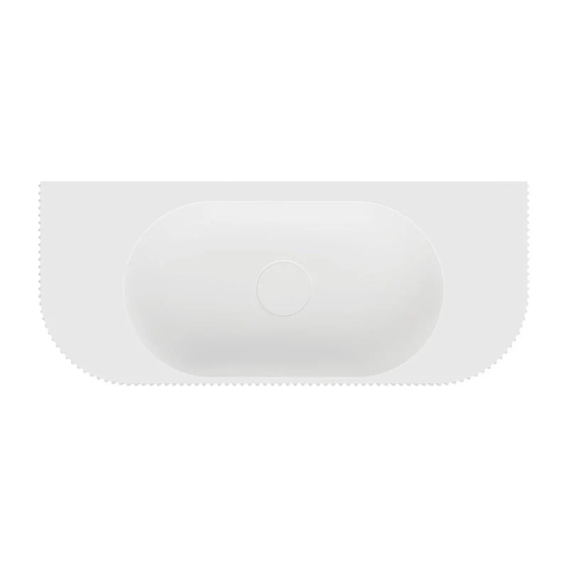 Fienza Minka Solid Surface Wall Basin - White Matte - Image 2