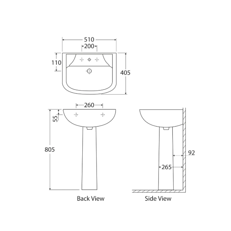 Fienza Rak Lara Pedestal Basin - Image 3