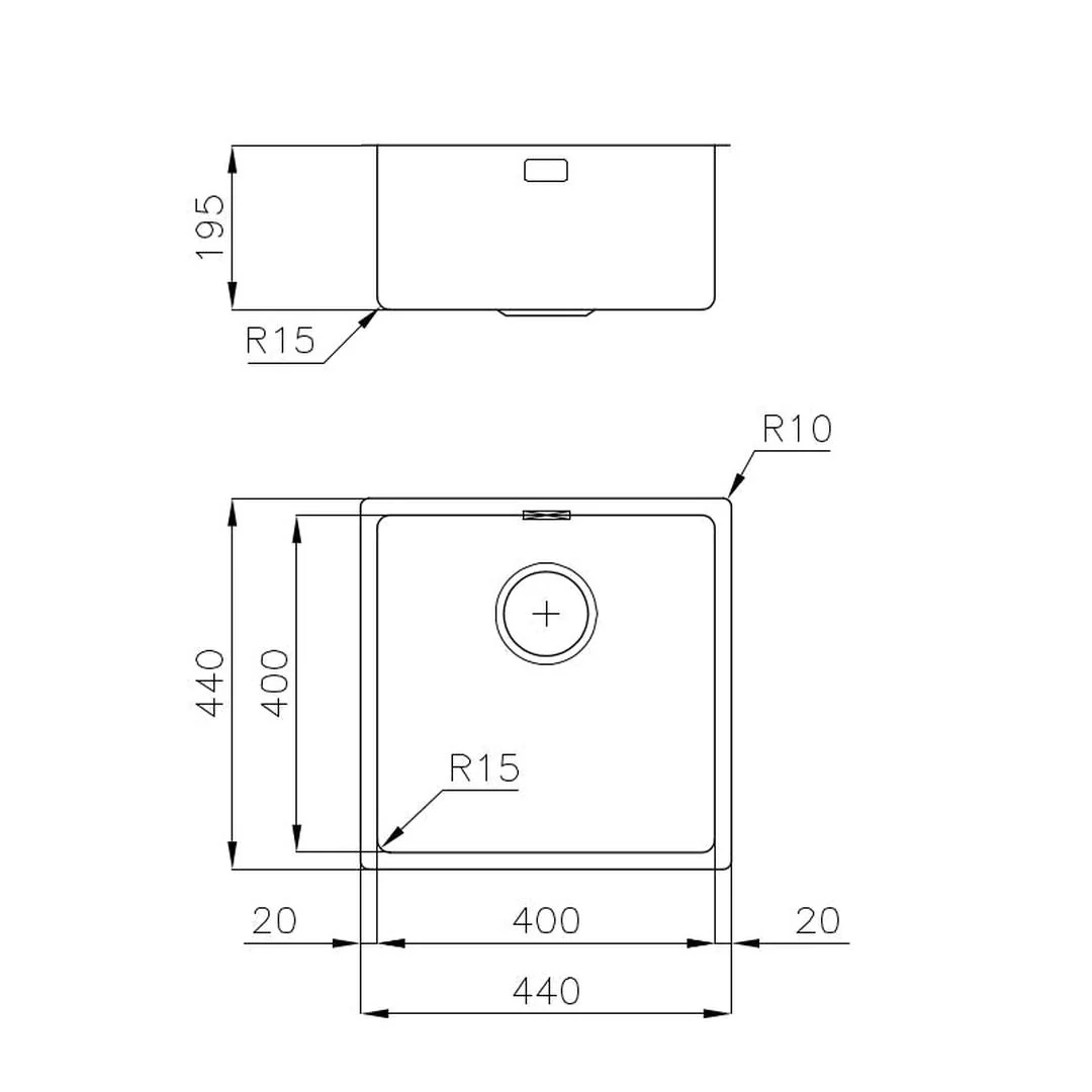 Linsol Foster Ke Sink 440×440 Undermount - Foster Vintage Copper - Image 5