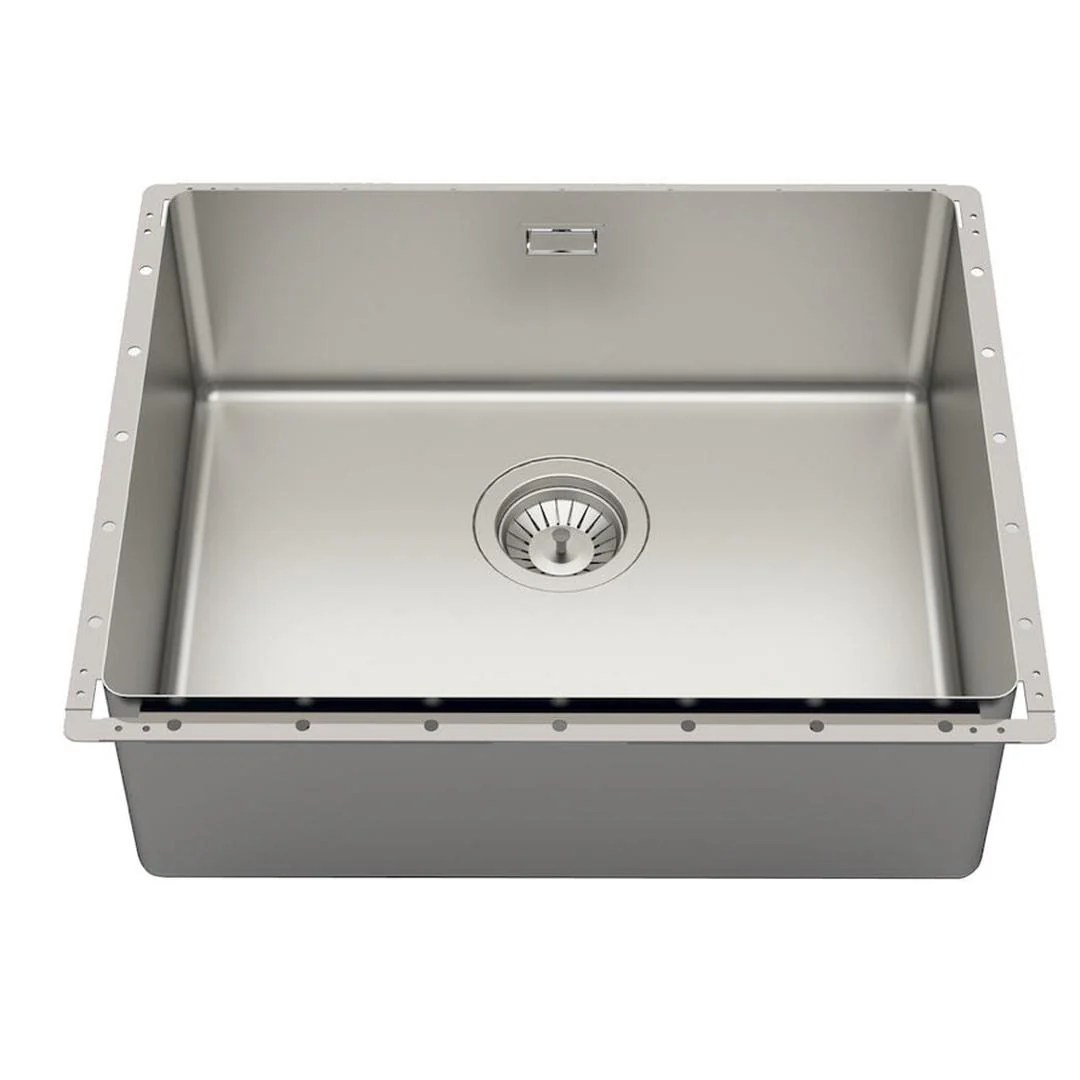 Linsol Foster Phantom Edge Sink 500×400 - Foster Brushed Stainless