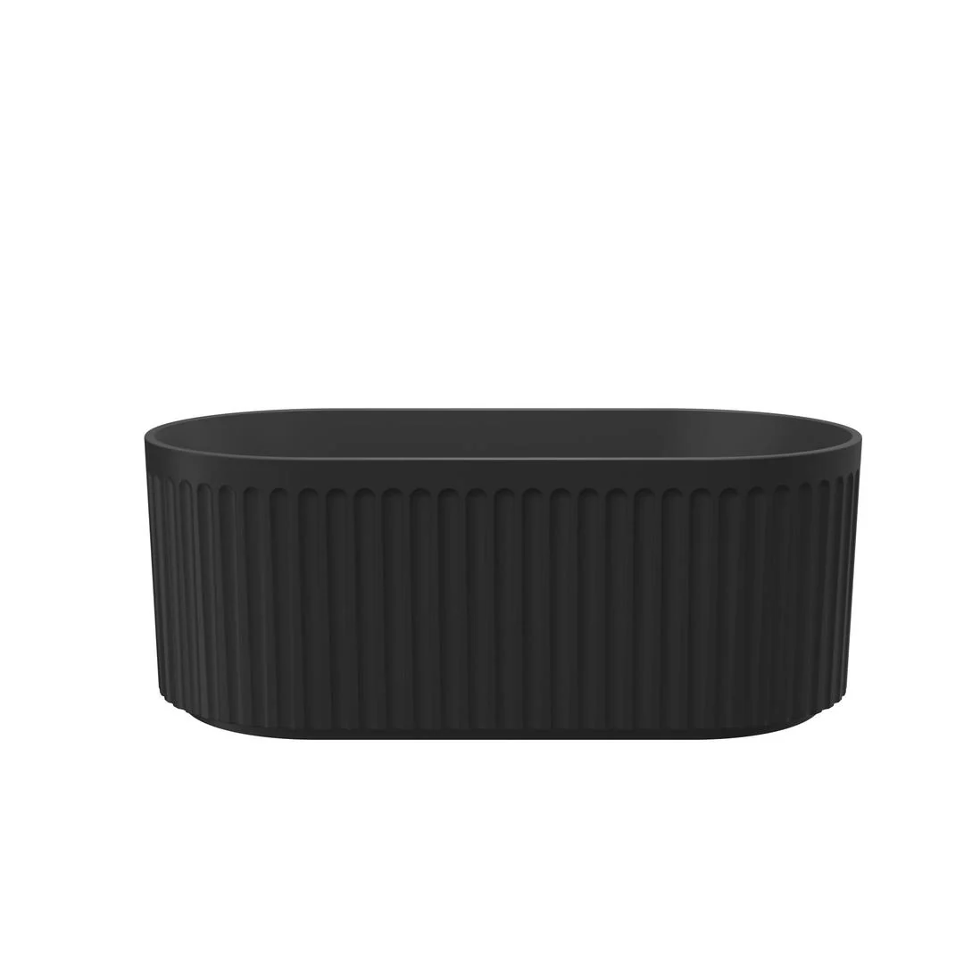 Linsol Georg 1500mm Freestanding Bath - Matte Black