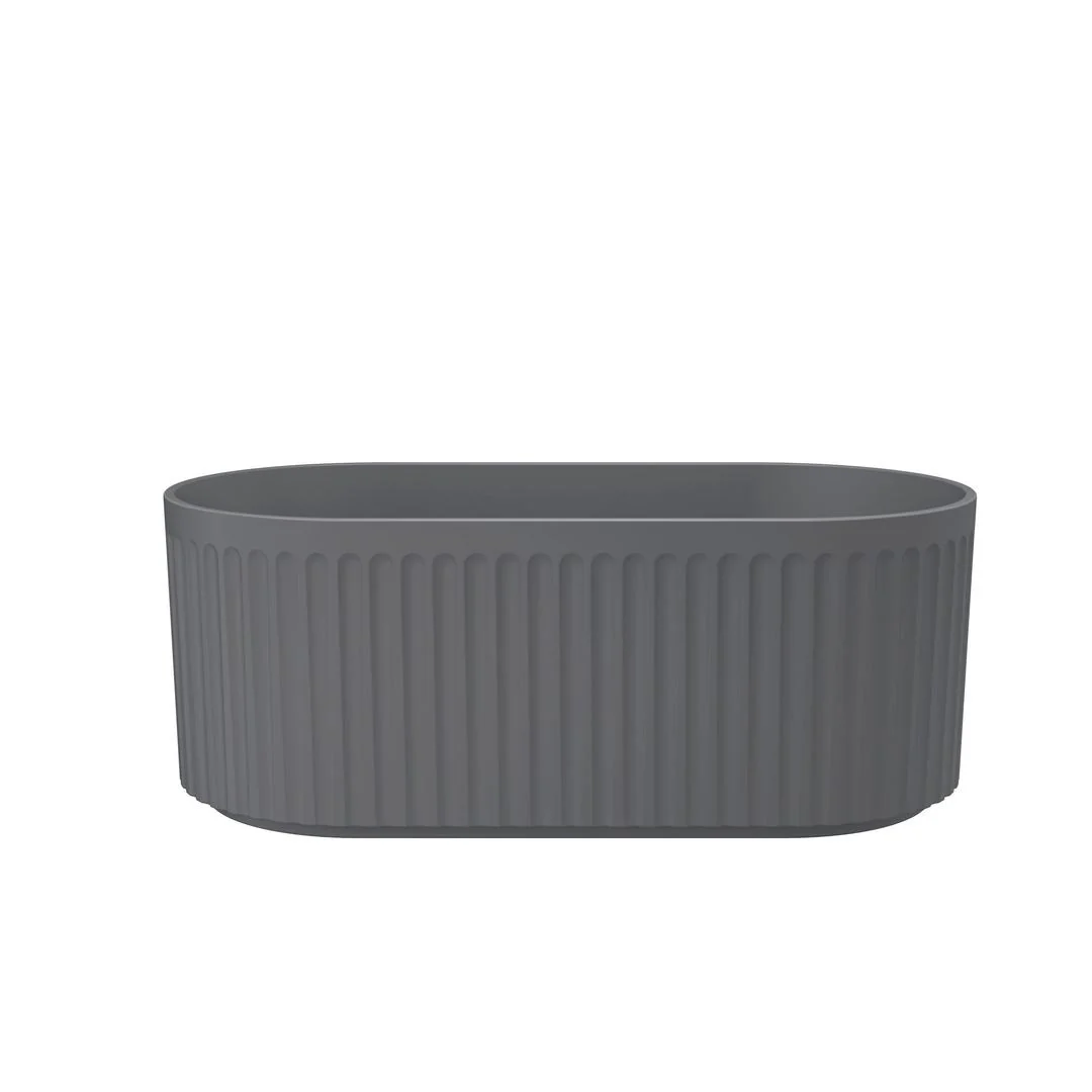Linsol Georg 1700mm Freestanding Bath - Grey Blue