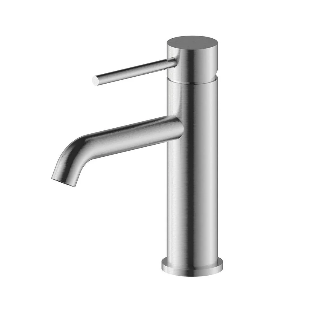 Linsol Gigi S2 Basin Mixer - Brushed Nickel