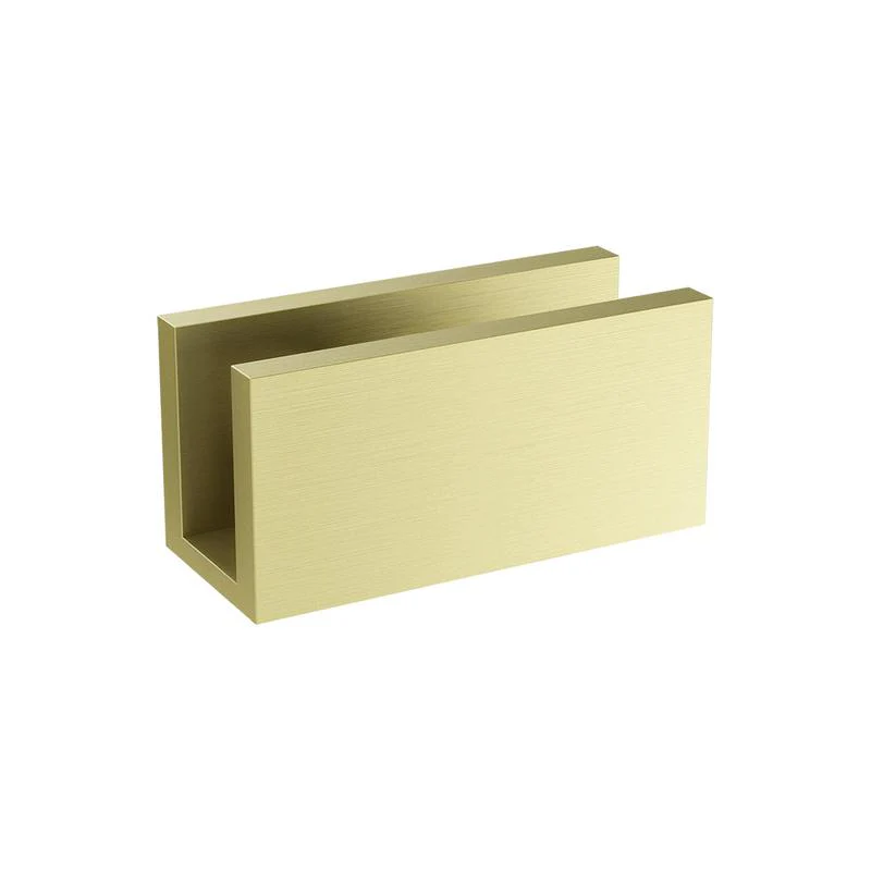 Meir Glass Fixing U Bracket - PVD Tiger Bronze