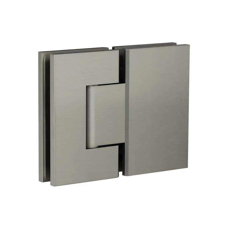 Meir Glass to Glass Shower Door Hinge - Shadow Gun Metal - Image 2