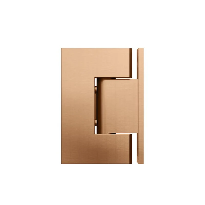 Meir Glass to Wall Shower Door Hinge - Lustre Bronze - Image 2