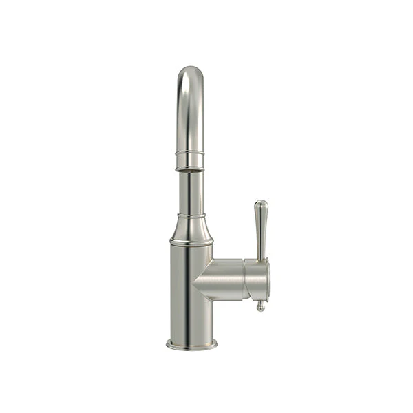 Meir Harrington Tall Basin Mixer Tap - Brushed Nickel - Image 2