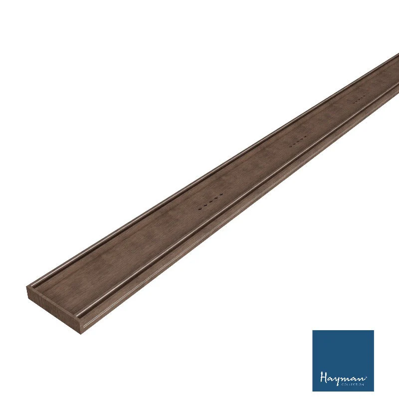 Hayman Aluminium 21mm Tile Insert Shower Grate Drain Kit - Brushed Copper