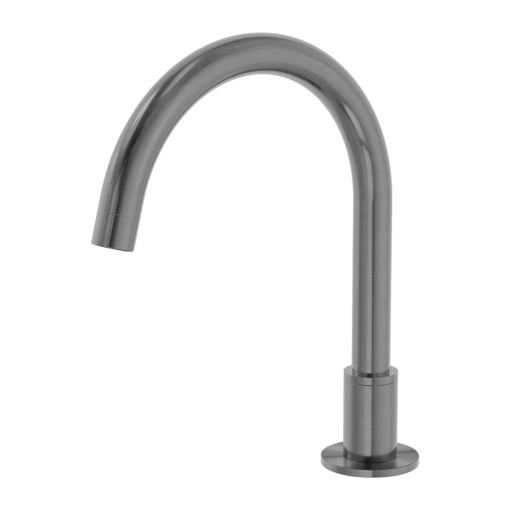 Nero Kara Hob Mount Bath Spout Only G1/2 Female Inlet - Gun Metal