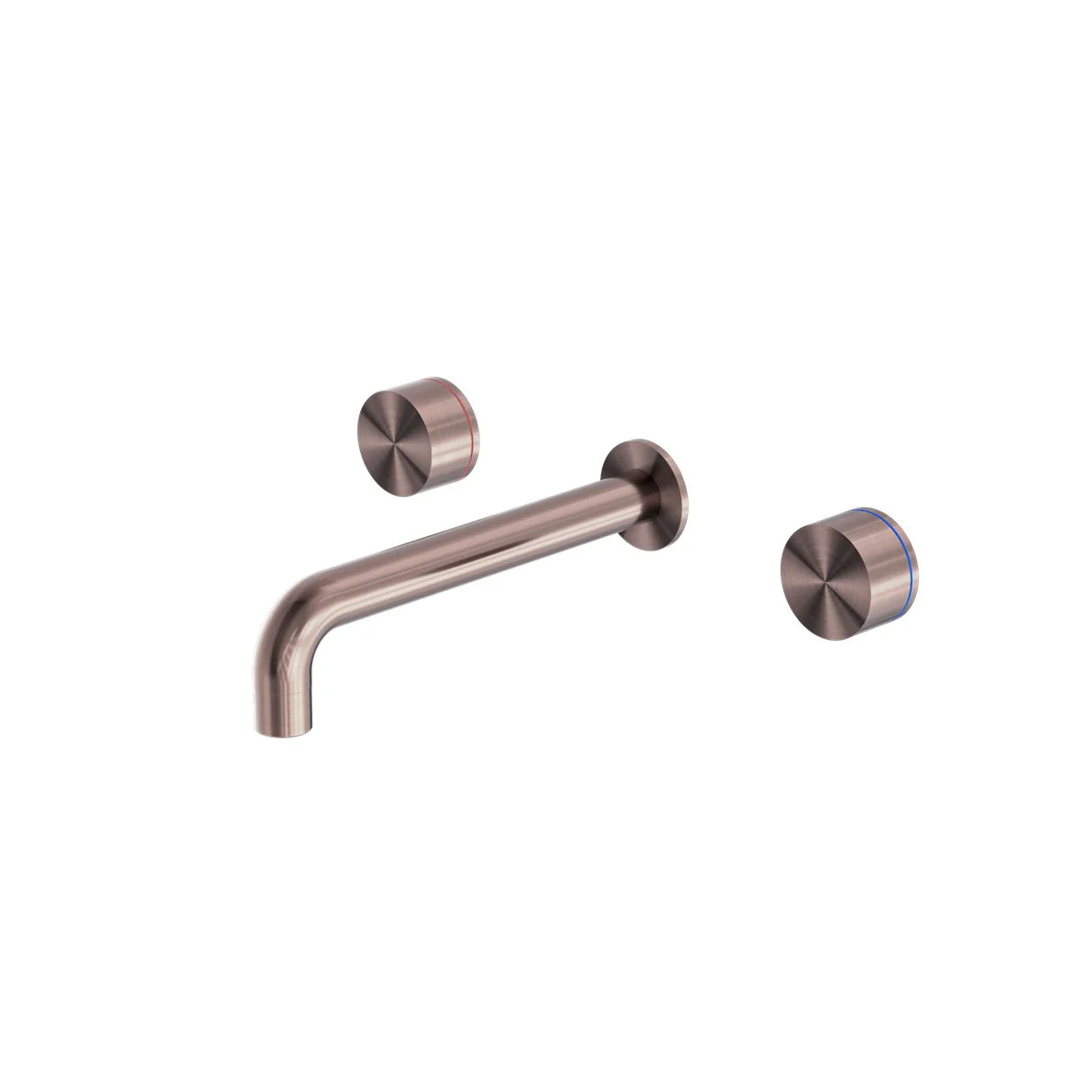 Nero Kara Wall Basin Set - Brushed Bronze