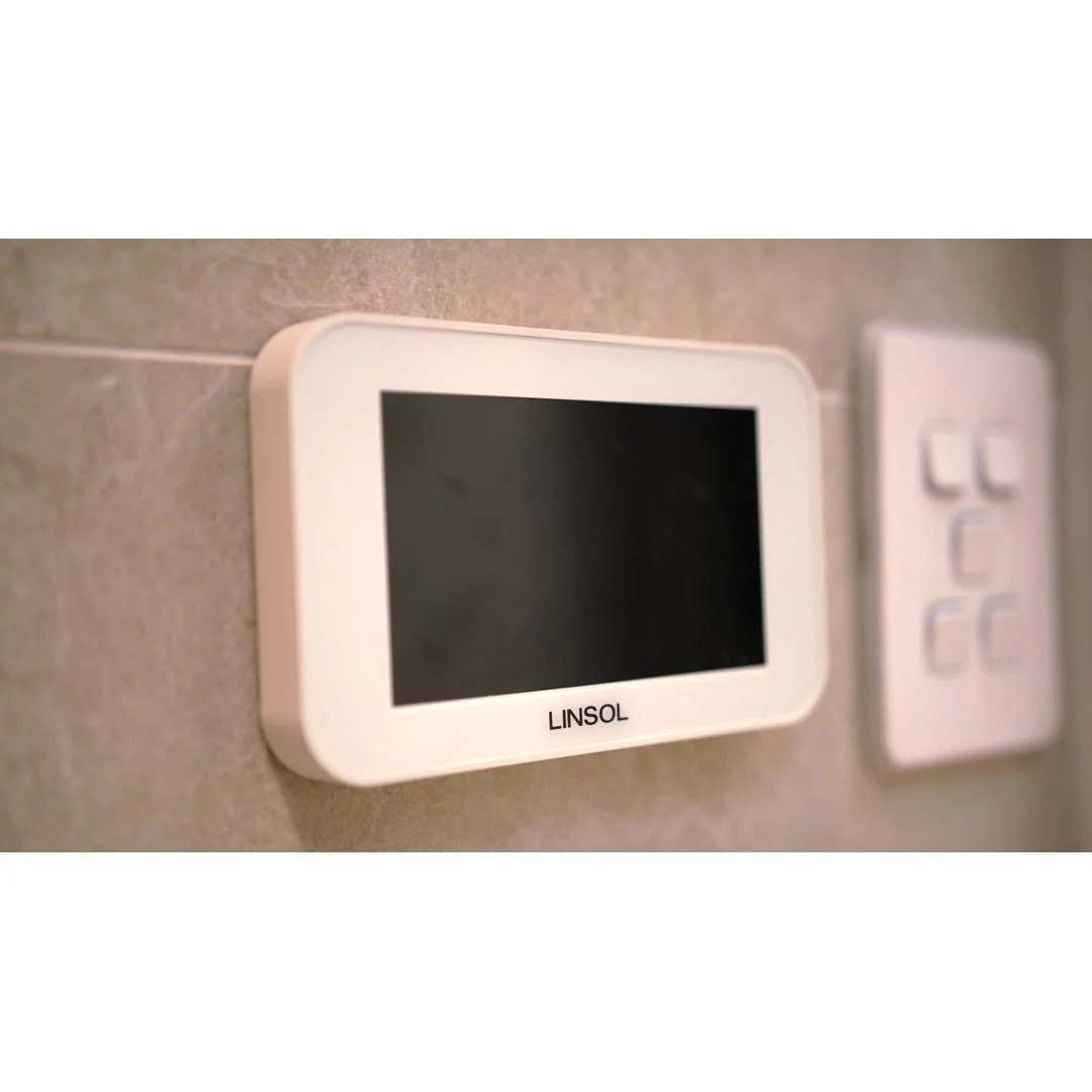 Linsol Konnect 5.1in Dual Thermostat - Matte White - Image 2