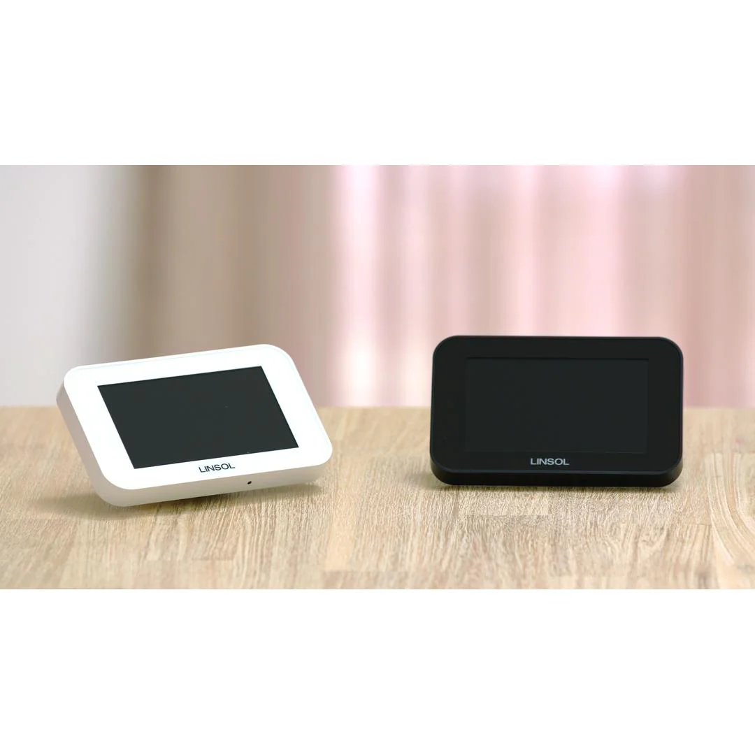 Linsol Konnect 5.1in Dual Thermostat - Matte White - Image 3