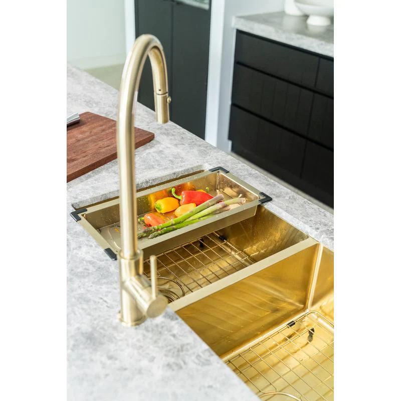Meir Lavello Protection Grid for MKSP-S840440D - Brushed Bronze Gold - Image 4