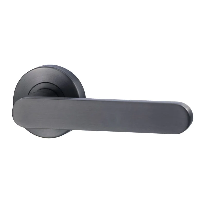 Lockwood Vivid Lever V3 Dummy Half Set - Satin Gun Metal PVD