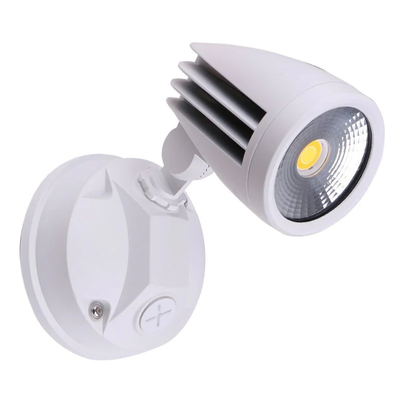 Martec Fortress II 15W Tricolour LED Single Security Light - White - Image 2