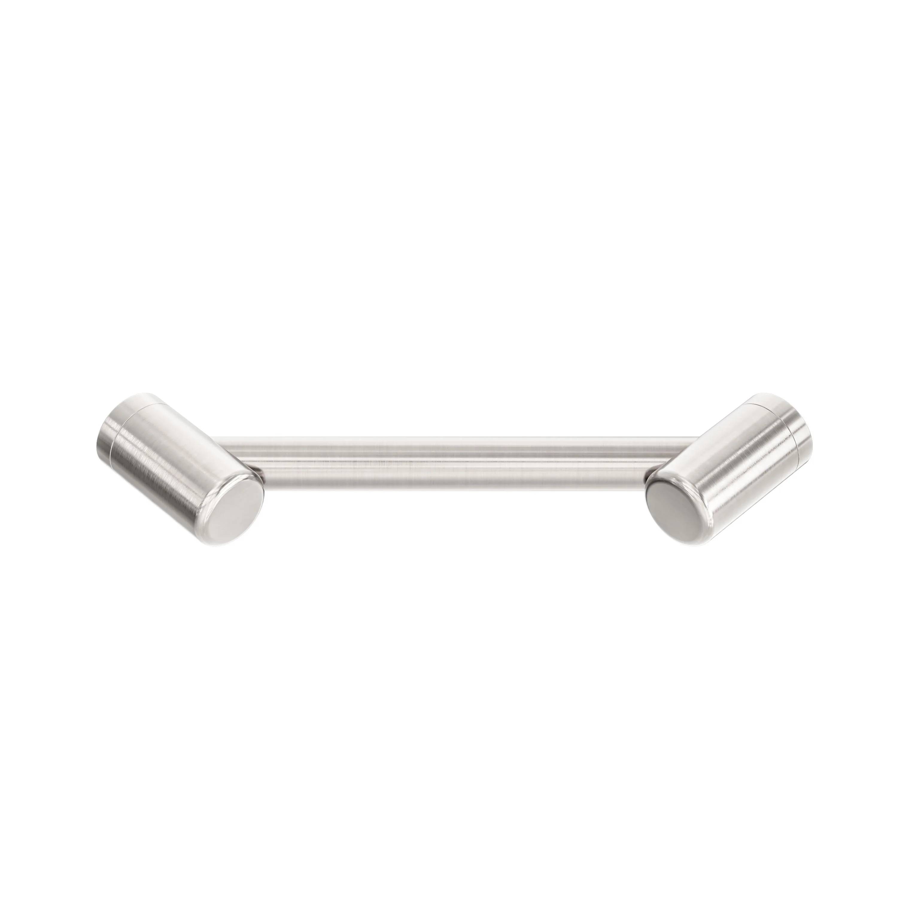 Nero Mecca Care 25mm Footrest Corner Grab Rail 215mm - Brushed Nickel