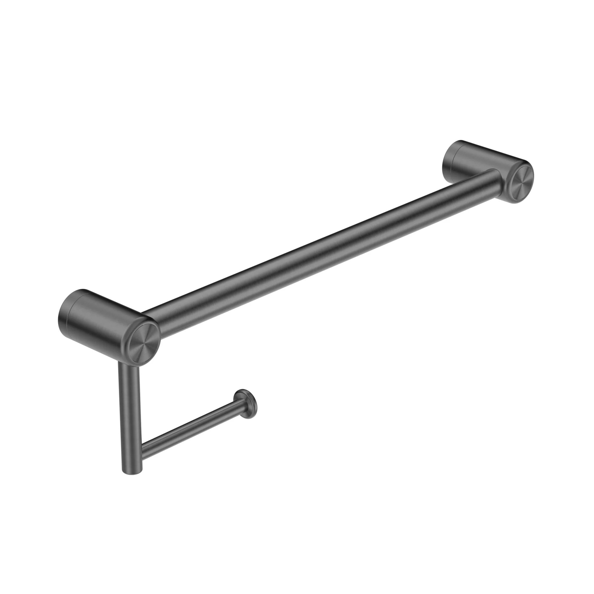 Nero Mecca Care 25mm Toilet Roll Rail - Gun Metal