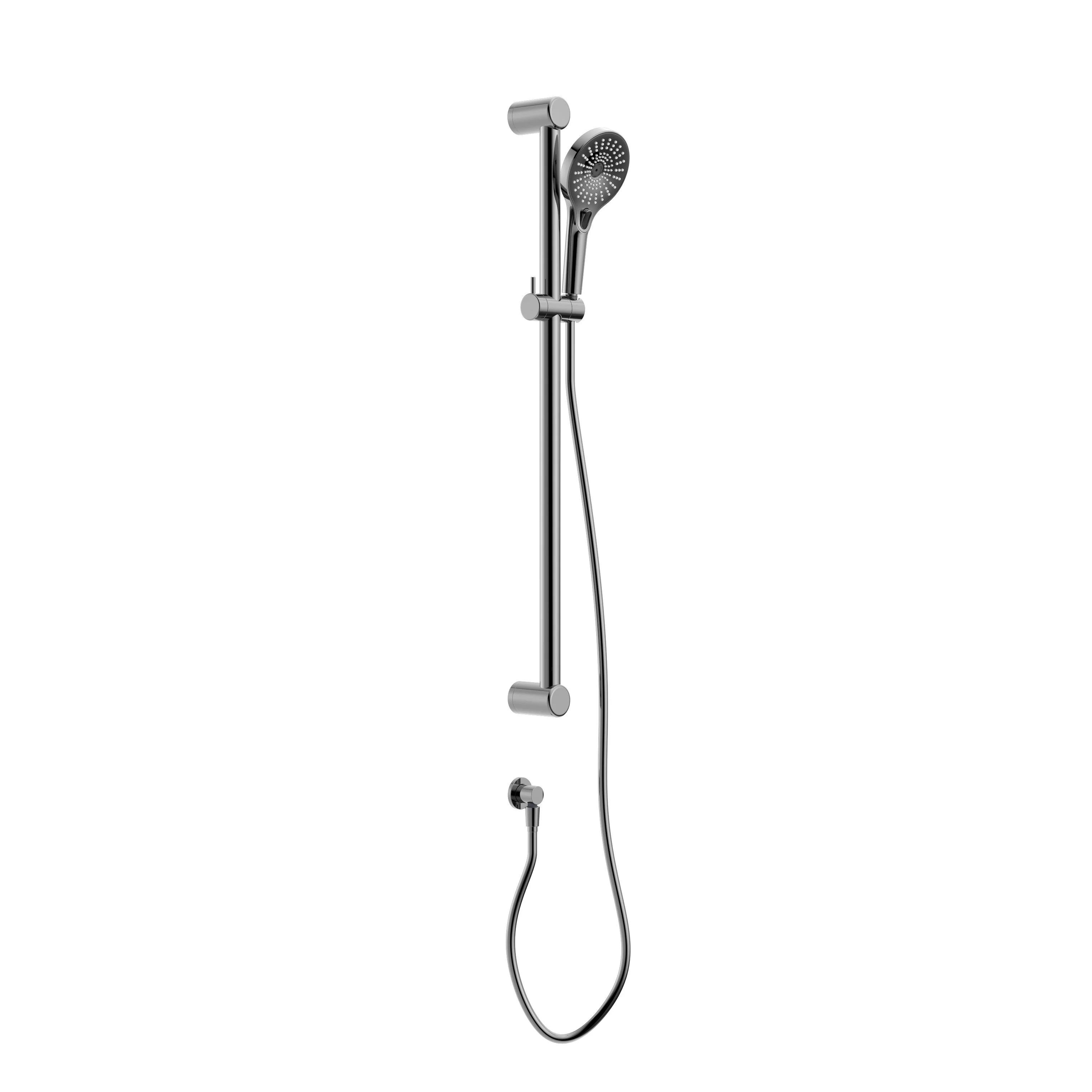 Nero Mecca Care 32mm Grab Rail And Adjustable Shower Rail Set 900mm - Gun Metal - Image 3