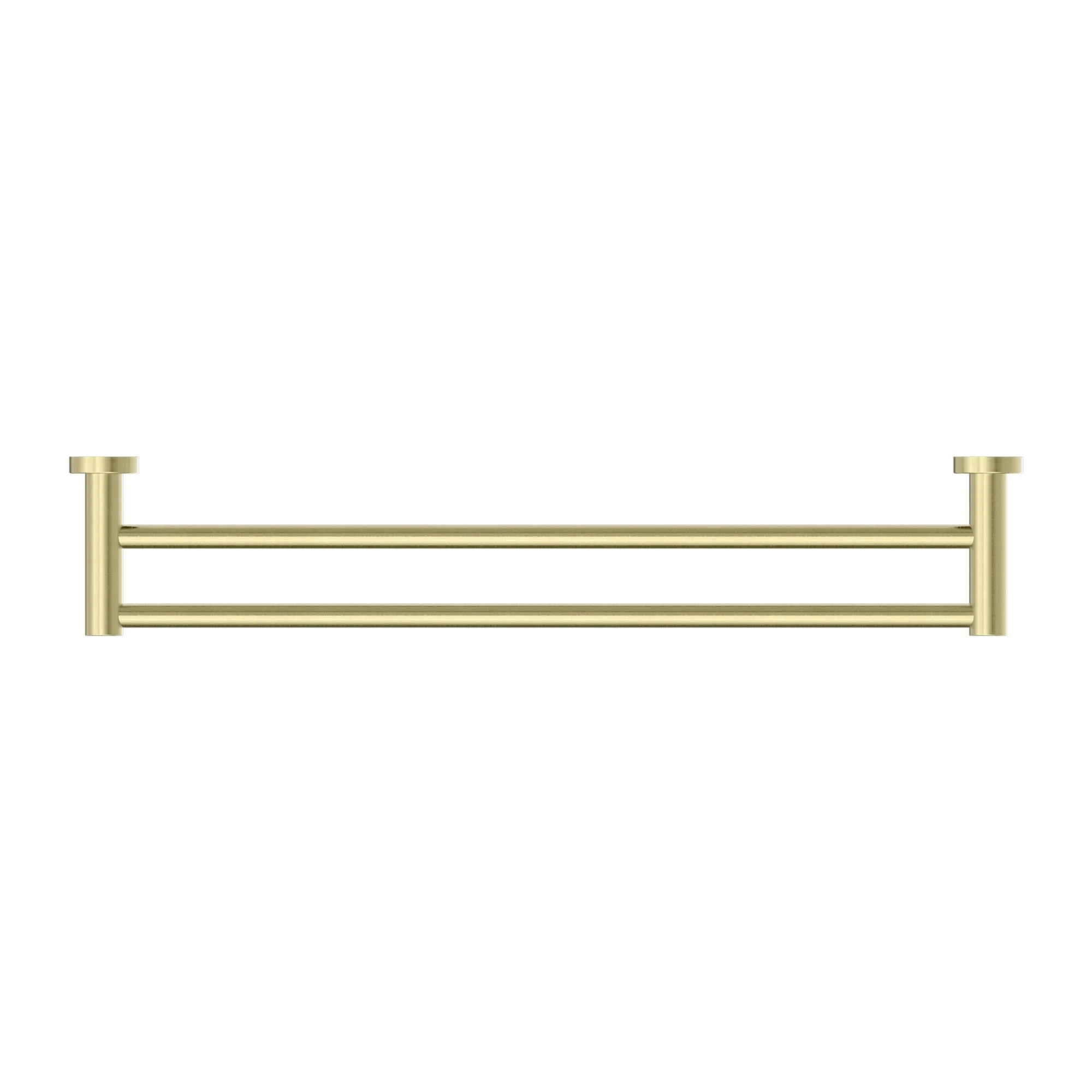 Nero Mecca Double Towel Rail - Brushed Gold - Image 3