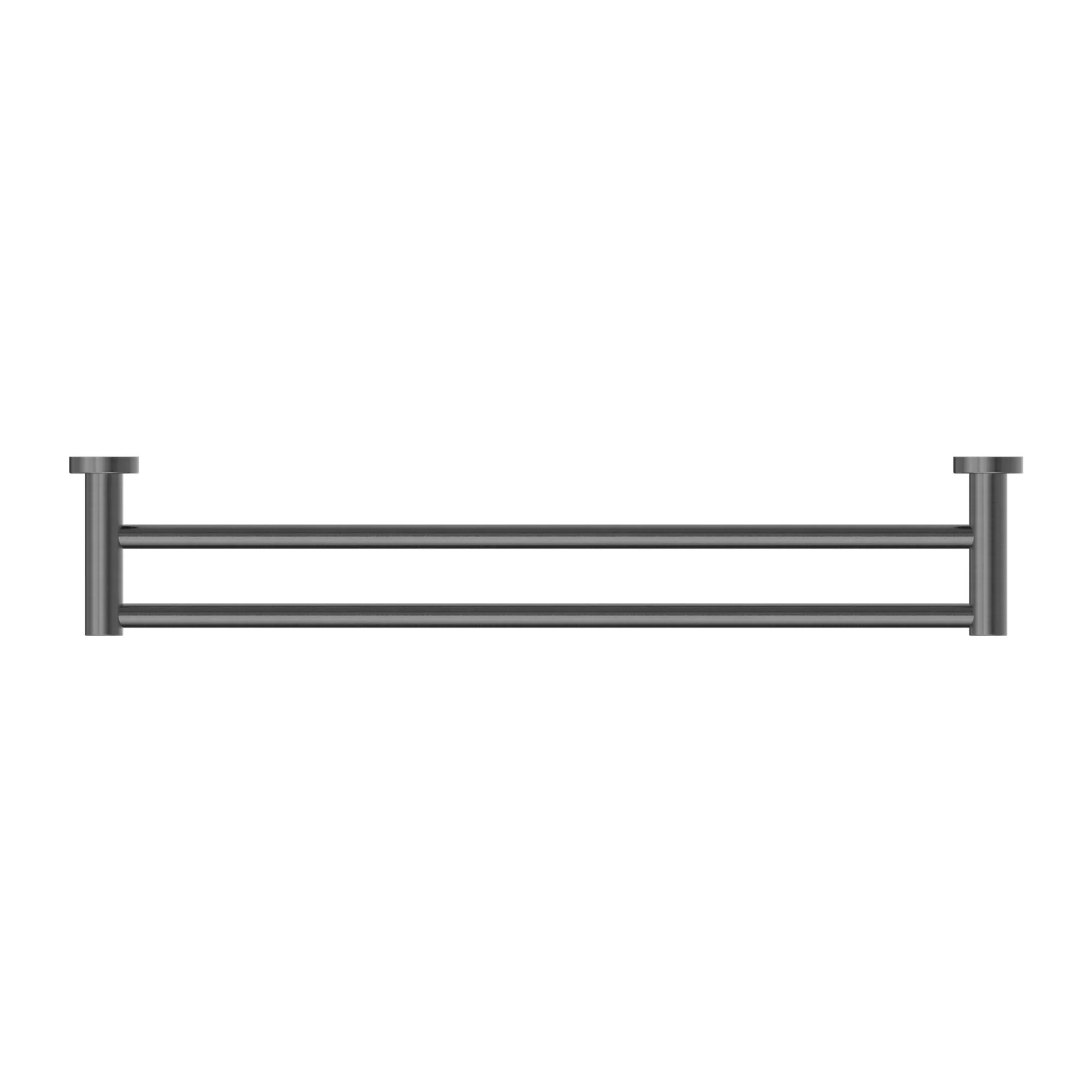 Nero Mecca Double Towel Rail - Gun Metal - Image 3