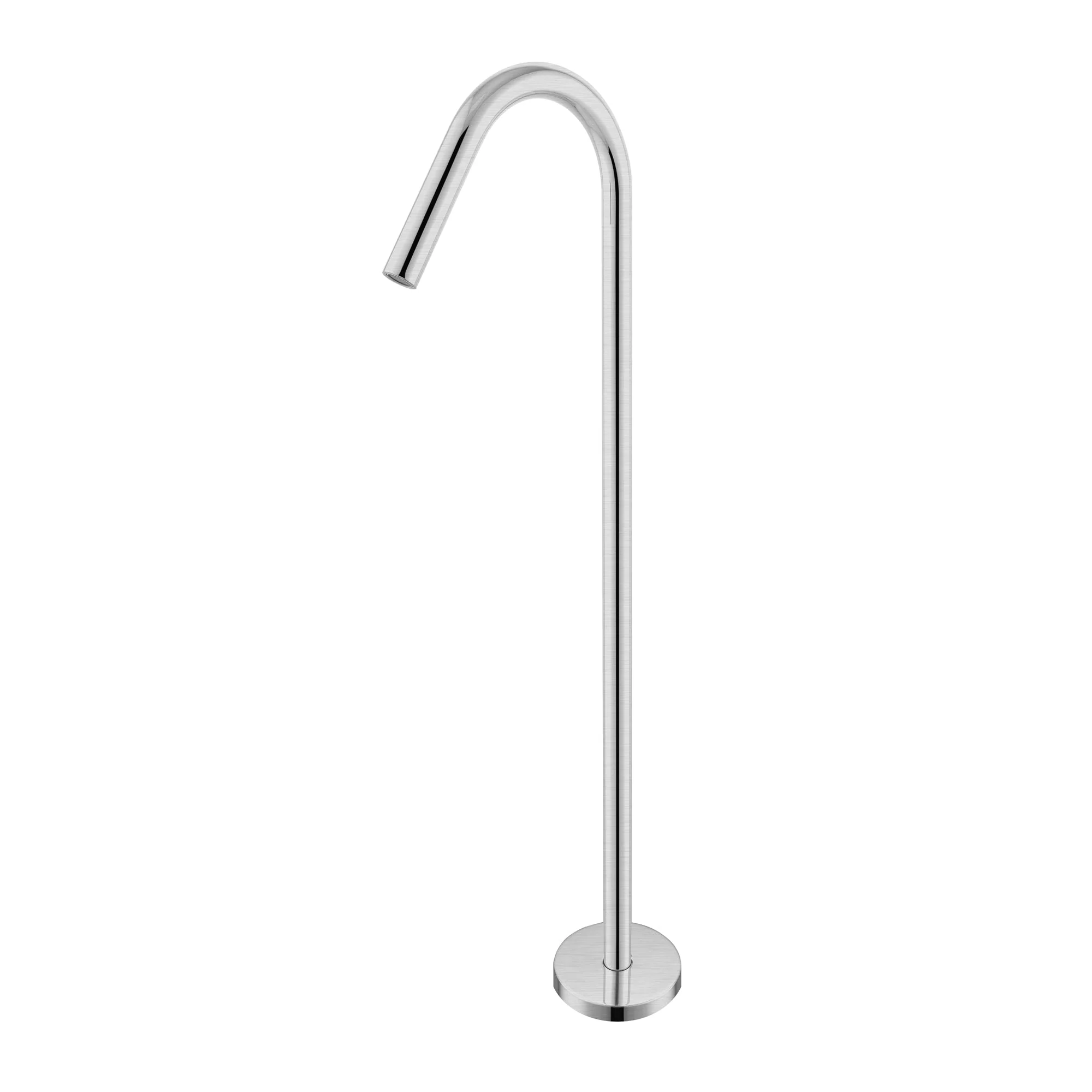 Nero Mecca Freestanding Bath Spout - Brushed Nickel