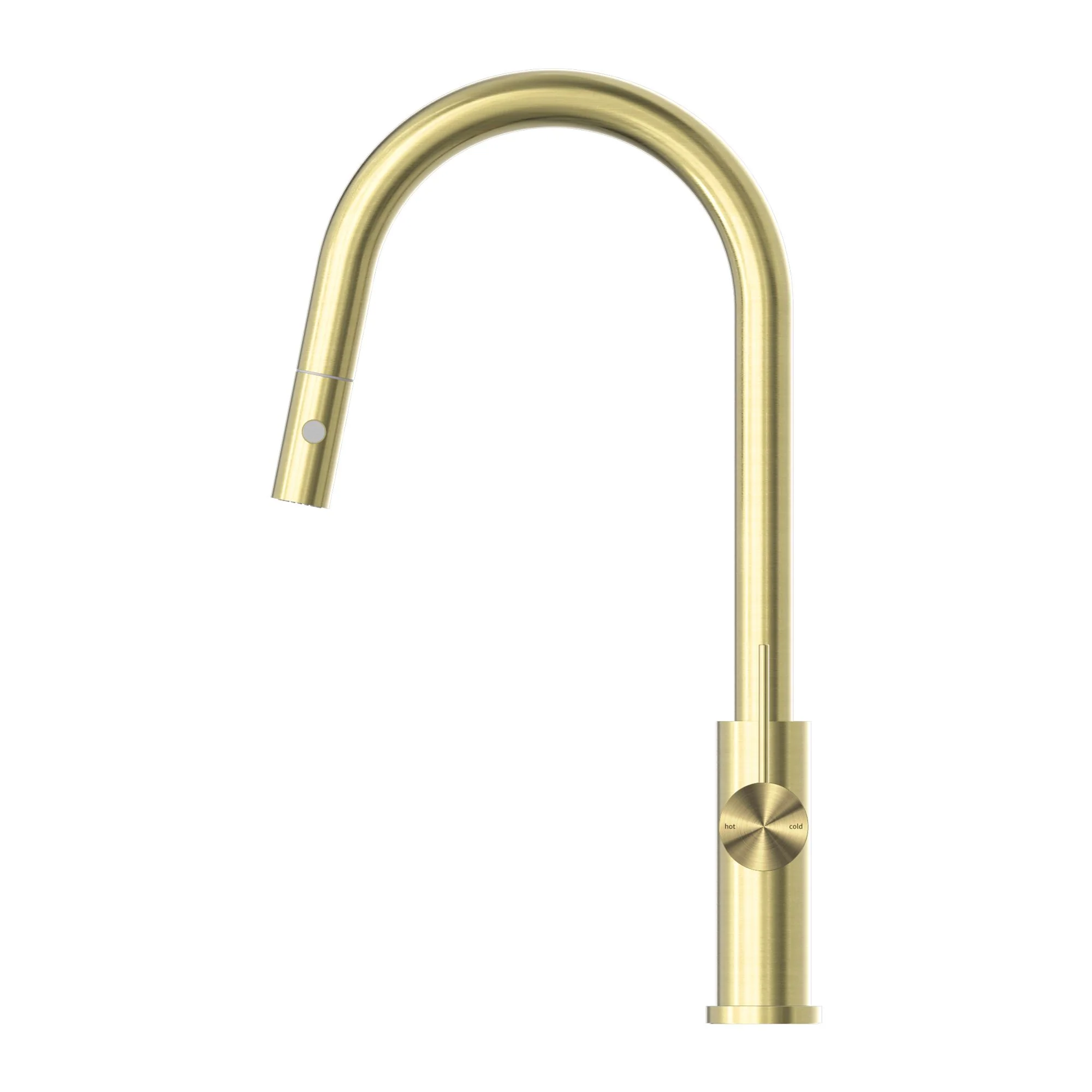 Nero Mecca Pull Out Sink Mixer With Vegie Spray Function - Brushed Gold - Image 3