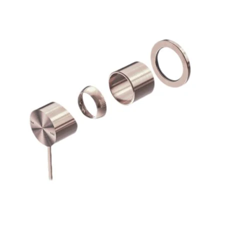 Nero Mecca Shower Mixer 60mm Plate (Trim Kit Only) - Brushed Bronze