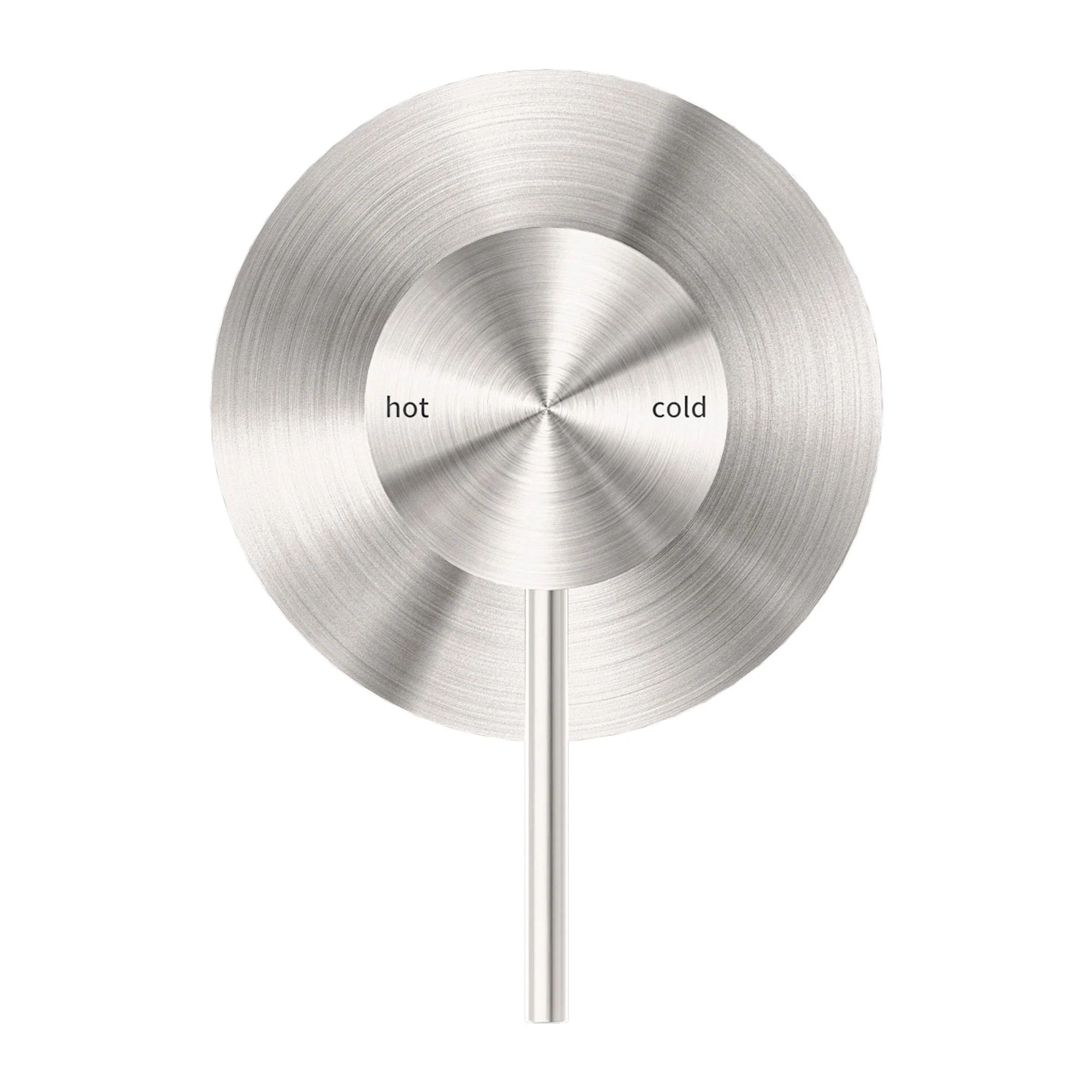 Nero Mecca Shower Mixer 80mm Plate - Brushed Nickel - Image 2