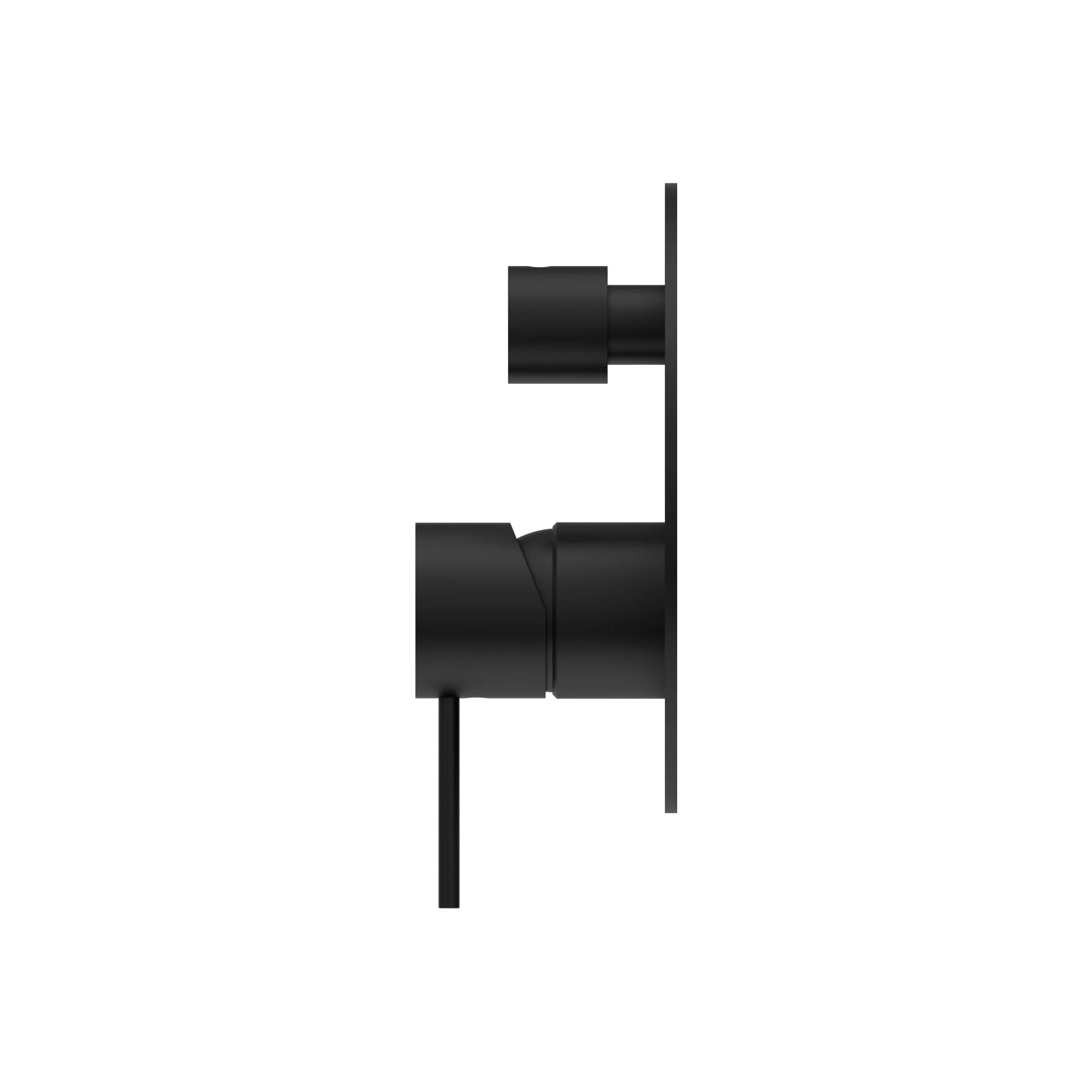 Nero Mecca Shower Mixer With Diverter - Black Matte - Image 3