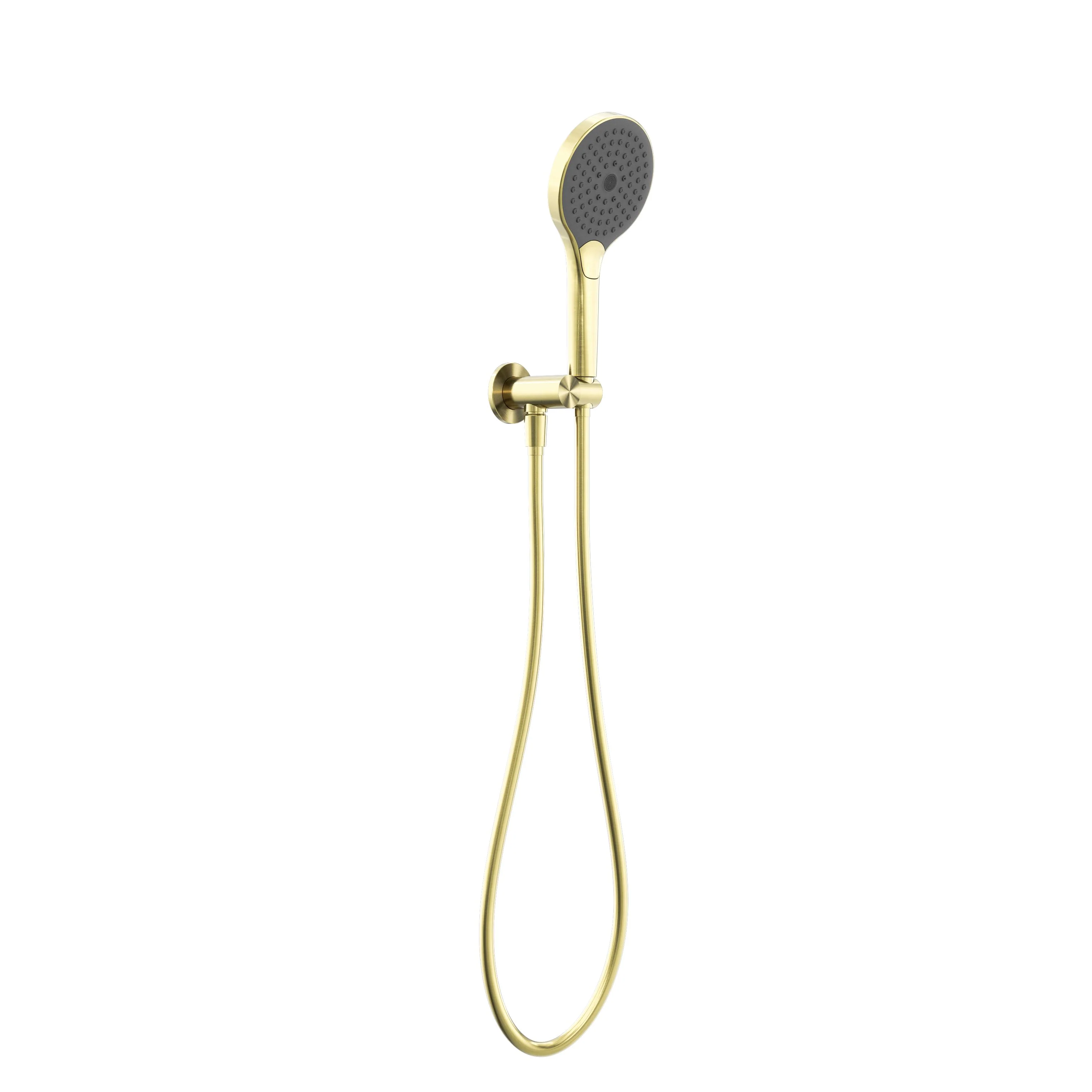 Nero Mecca Shower On Bracket With Air Shower II - Brushed Gold