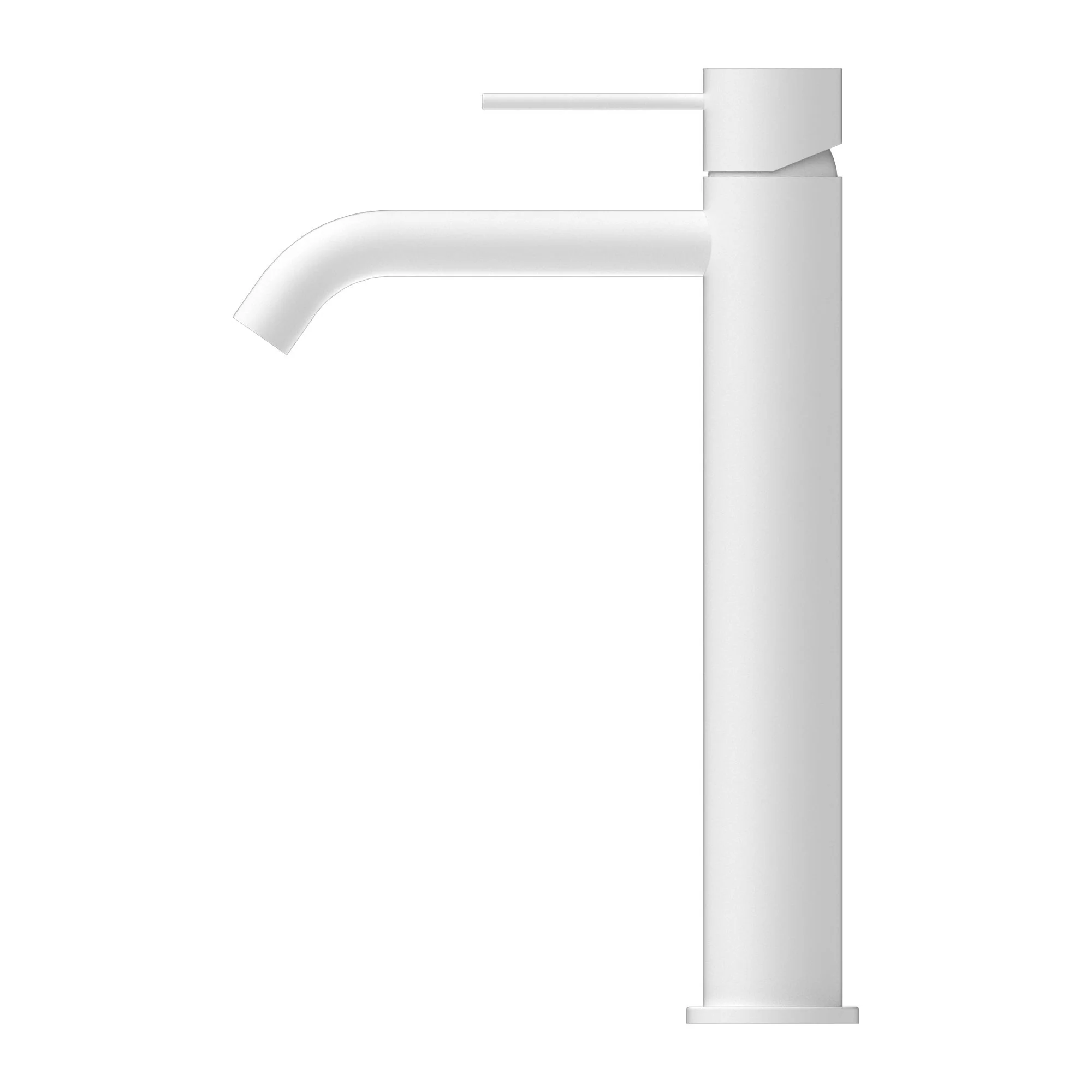 Nero Mecca Tall Basin Mixer - White Matte - Image 2