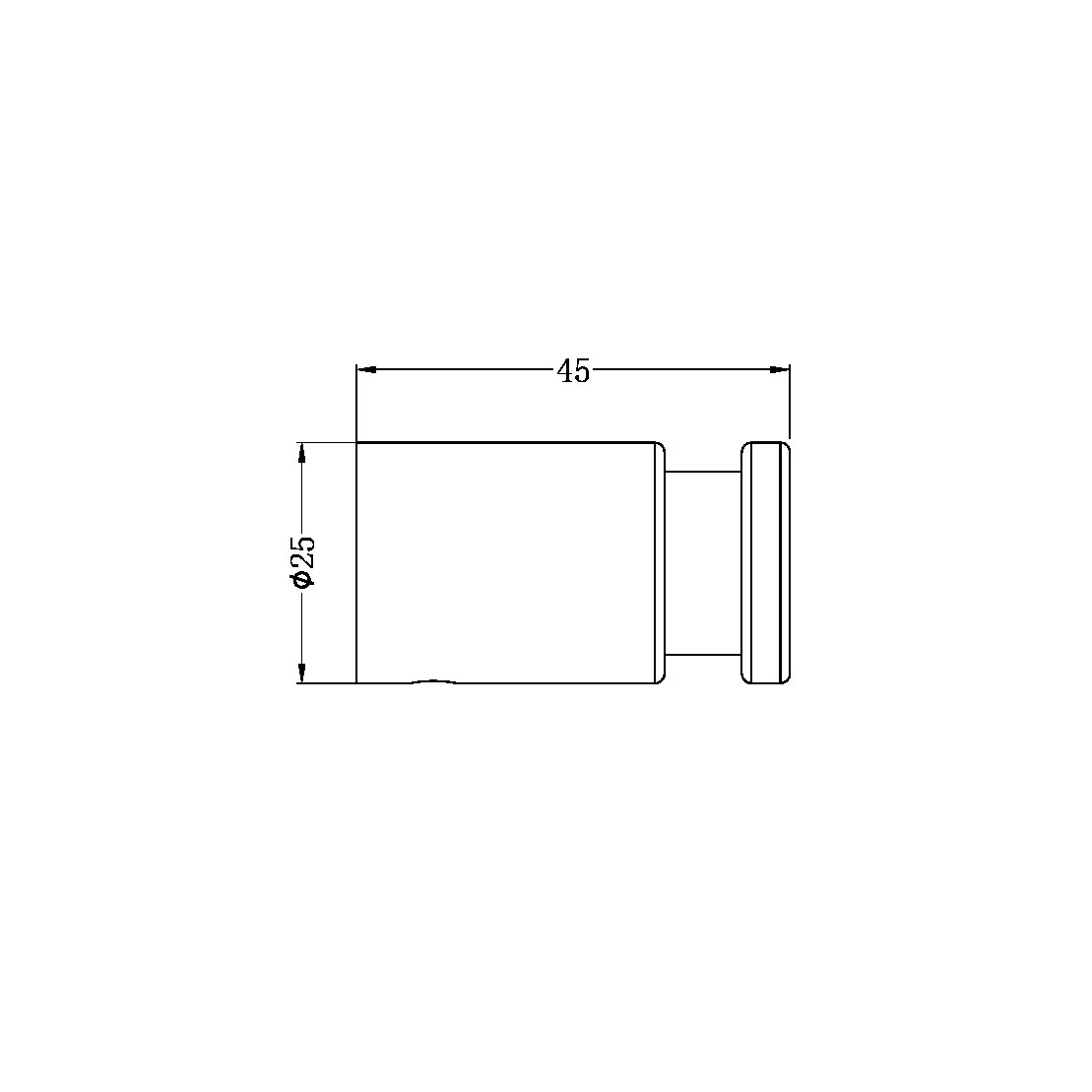 Nero Mecca II Robe Hook - Chrome - Image 4