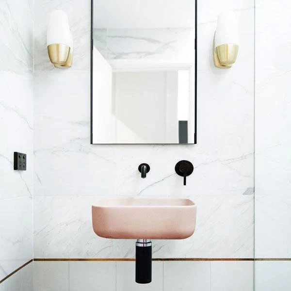 Nood Co Cube Basin Wall Hung - 14 Colours - Image 2